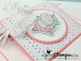 The Stampin' Chic: Fancy Folds Stampers Showcase Blog Hop Stampin Up Happy Hippos, Happy Hippos Stampin Up Cards, Cute Animal Cards, Stampin Up Baby Cards, Baby Cards Handmade, Card Making Ideas, Holiday 2022, Fun Folds, Fold Cards