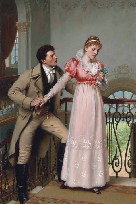 Edmund Leighton, Regency Era Aesthetic, Edmund Blair Leighton, Regency Aesthetic, August Sander, Regency Era Fashion, Camille Claudel, Albert Bierstadt, Regency Romance