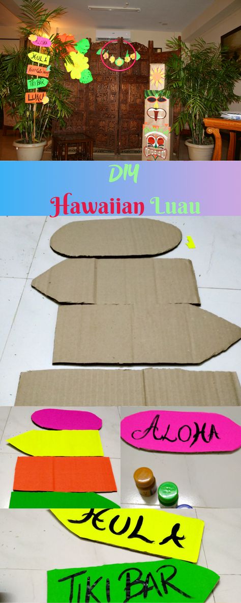 Hawaiian Luau | A perfect theme for your next Kitty Party » The DIY Hustle Hawai Party, Tropisk Fest, Hawaii Birthday Party, Hawaii Themed Party, Luau Decorations, Hawaiian Party Theme, Hawaii Theme, Luau Party Decorations, Aloha Party