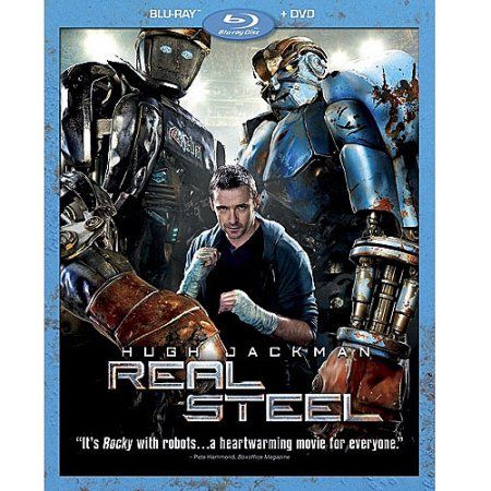 Real Steel (Blu-ray + DVD) (Widescreen) - Walmart.com Real Steel, Movie Poster, The Movie