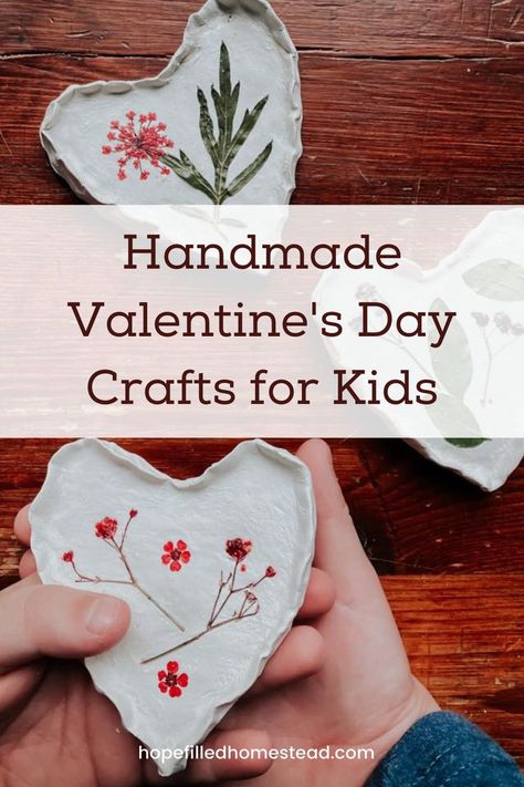 handmade valentine's day crafts for kids Charlotte Mason Valentines Day, Charlotte Mason Handicrafts, Homeschool Valentines, Coop Art, Homeschool Units, Mother's Day Crafts For Kids, Handicraft Ideas, Origami Paper Flowers, Valentine History