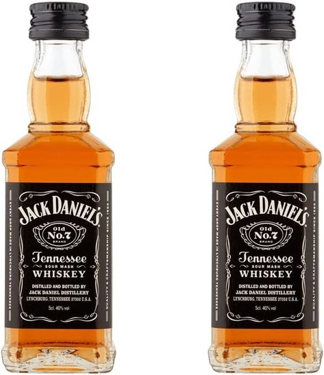 Jack Daniels No. 7 Whiskey 5cl Miniature x 2 Bottles Jack Daniels, Jack Daniels No 7, Gin Liqueur, Jack Daniels Distillery, Disney Princess Birthday, Jack Daniel, Jack Daniels Whiskey, Jack Daniels Whiskey Bottle, Sparkling Wine