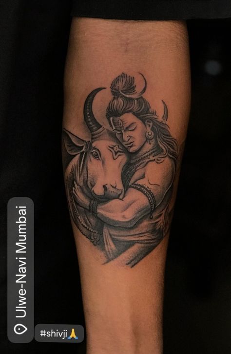 Shiv Arm Tattoo, Shiv Hand Tattoo, Om Tattoo Hand, Shiva Forearm Tattoo, Sivan Tattoo Designs, Ganesh Tattoos, Bholenath Tattoo, Gods Tattoo, Meditation Tattoo