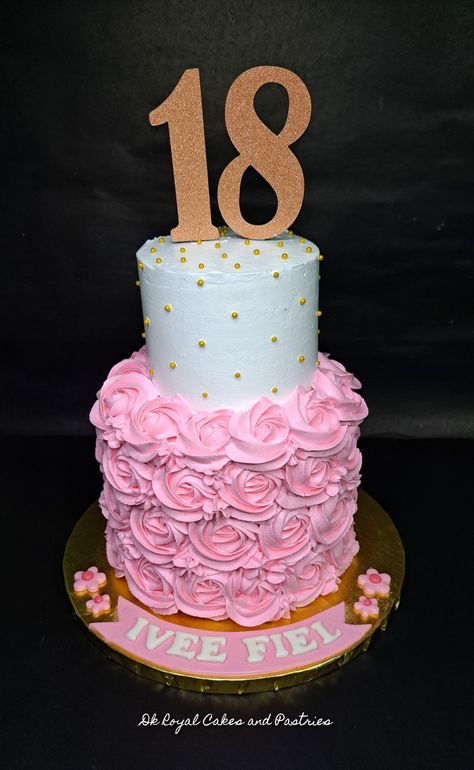 Cake Designs, 2 Tier Debut Cake, Debut Cake, Royal Cakes, 2 Tier Cake, Tier Cake, Tiered Cakes, Pastry, Birthday Cake