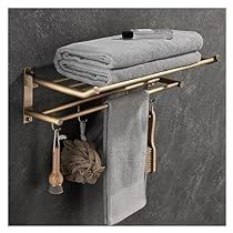 Wall mounted towel holder