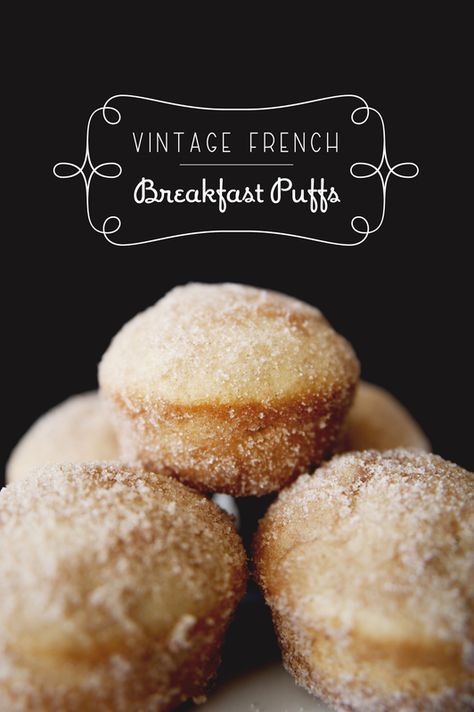 Vintage French Breakfast Puffs are the perfect crossbreed between two breakfast favorites- muffins and donuts! The Kitchy Kitchen added a modern twist to this vintage recipe! Breakfast Puffs, French Breakfast Puffs, French Breakfast, Puff Recipe, Breakfast Breads, Breakfast Brunch Recipes, Breakfast Treats, Mad Scientist, Breakfast Dishes