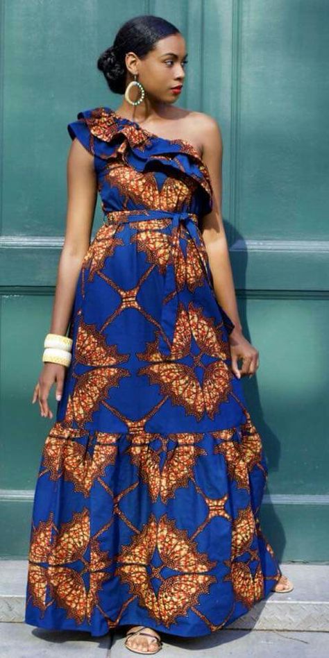 Ankara Long Gown Styles, Afrikaanse Mode, African Wear Dresses, Gaun Fashion, Ankara Dresses, African Maxi Dresses, African Fashion Ankara, Fashion Muslim, African Inspired Fashion