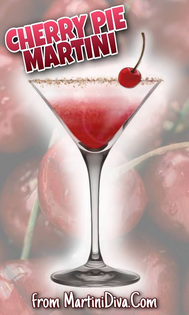 Cherry Pie Cocktail, Milky Way Martini Recipe, Cherry Martini Recipes Vodka, Apple Pie Martini Pioneer Woman, Cherry Martini Recipe, Fruity Martini Recipes Vodka, Cherry Liqueur Cocktails, Cider Martini, Cherry Martini