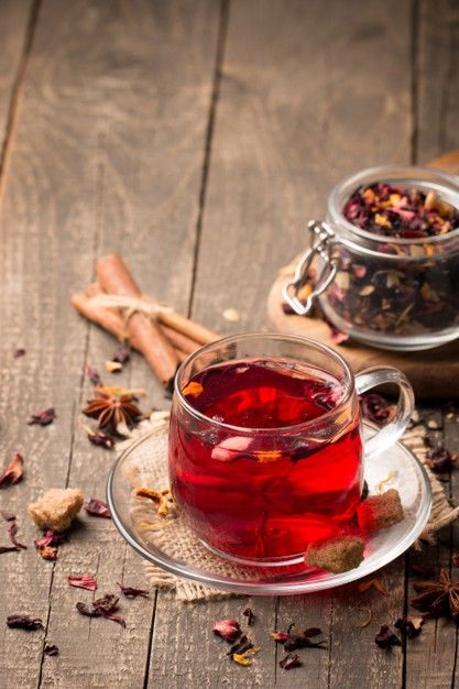 Cup of fresh red tea | Premium Photo #Freepik #photo #flower #fruit #leaves #tea Fruit Tea Photography, Red Tea Aesthetic, Fruit Tea Aesthetic, Tea Photography Ideas, Herbal Tea Photography, Fresh Drinks Summer, Photography Tea, Tea Photo, Tea Photography