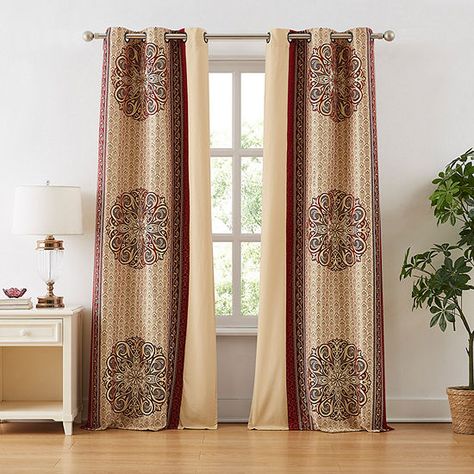 Stratford Park Austin Light-Filtering Grommet Top Set of 2 Curtain Panel - JCPenney