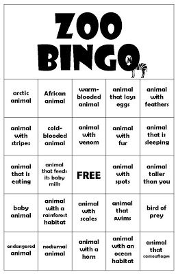 Did you know that there's more to do at the zoo than just look at the animals? Why not play a game of Zoo BINGO while you're there! Stop by Relentlessly Fun, Deceptively Educational to download the game cards (both reader and pre-reader versions are there!). Animal Club Activities, Zoo Lessons, Zoo Education, Zoo Games, Zoo Activities, Learning For Kids, Baseball Bag, Zoo Birthday, Zoo Party