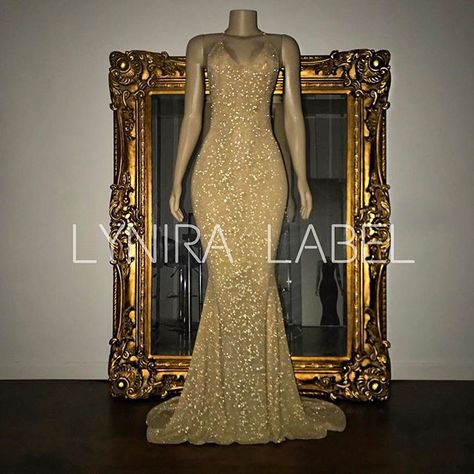 ✨NEW✨ the HAILEY GLITZ GOWN in nude/gold ✨ www.LyniraLabel.com    #like4like #choker #diamond #trendy #boutique #stylish #instafashion #fashion #shopping #nyc #mua #makeup #custommade #sequins #makeupartist #beauty #motd #fitness #blog #fit #inspo #designer #design #dress #outfit #outfitoftheday #glitter #blogger #fashiondesigner #ootd Prom Dresses Halter Neck, Shopping Nyc, Choker Diamond, Gold Prom, Formal Evening Wear, Prom Dresses 2017, Prom Dresses Sleeveless, Trendy Boutique, Mua Makeup