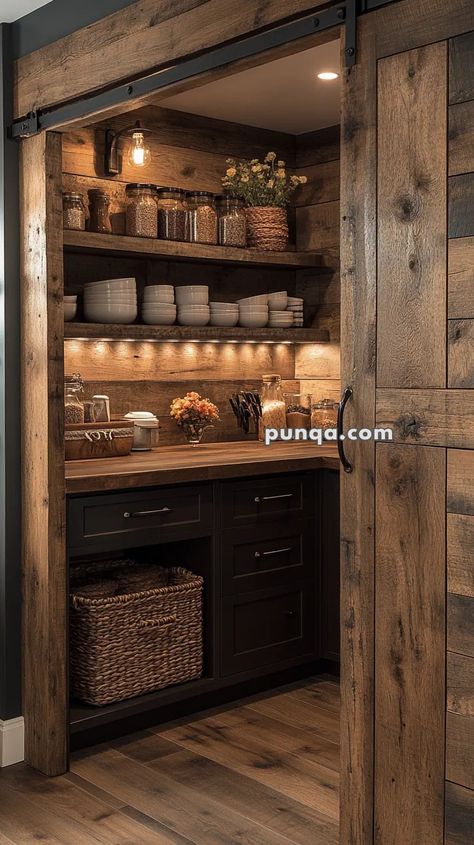 Pantry Perfection: Space-Saving Tips for Small Kitchens - punqa.com Pantry With Spice Rack, Small Home Storage Solutions, Beverage Pantry, Simple Pantry Design, Butcher Pantry, Modern Apothecary Kitchen, Pantry Room Ideas, Pantry Ideas For Small Kitchen, Narrow Walk In Pantry