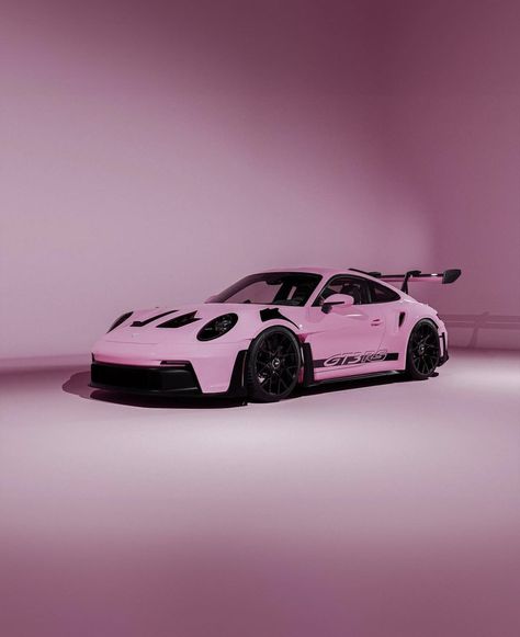 Pink Cars Luxury, Pink Porsche, Pink Cars, Aesthetic Cars, Porsche Gt, Black Porsche, Cars Aesthetic, Porsche Sports Car, Car Backgrounds