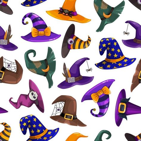 Cartoon Wizard, Wizard And Witch, Halloween Facebook Cover, Spider Cartoon, Halloween Bottle Labels, Horror Pumpkin, Halloween Borders, Halloween Phrases, Bat Silhouette