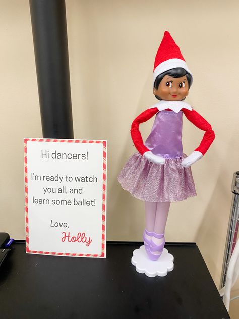 Elf On Shelf Dance Ideas, Dance Elf On The Shelf Ideas, Elf On The Shelf Ideas Dance Studio, Ballet Elf On The Shelf, Elf On The Shelf Dance Ideas, Elf Dance, Band Room, Elf Shelf, Awesome Elf On The Shelf Ideas