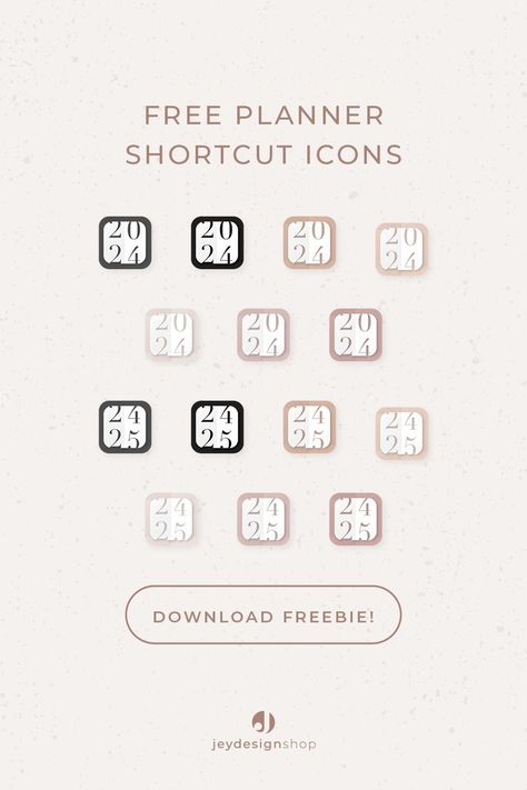 I love being able to access my planner from the home screen with one click as if it was an app. So I've created these cute icons that you can use! Planner Shortcut Icon, Ipad App Icons Free, Digital Planner Icons, Icons For Ipad, Ipad Icons, Shortcut Icon, Planner Icons, Desktop Icons, My Planner