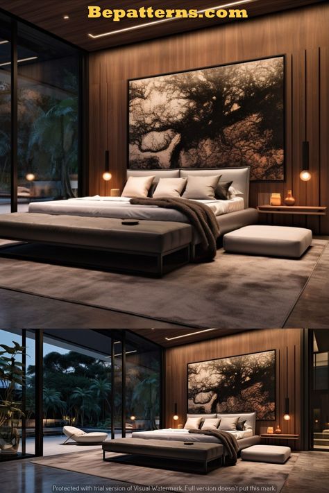 Home Decor Small Bedroom Ideas For Free Compact Luxury Interior Design, Dark Japanese Bedroom, Bedroom Interior Design Luxury Master Suite, Bedroom Hotel Chique, Rich Bedroom Luxury, Hotel Suite Room, Miami Chic, Opulent Bedroom, Bedroom Ideas Luxury