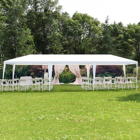 Costway 10'x30' Party Wedding Outdoor Patio Tent Canopy Heavy duty Gazebo Pavilion Event - Walmart.com Patio Tents, Tent Set Up, Gazebo Canopy, Event Tent, Wedding Tent, Anniversary Ideas, Outdoor Tent, Party Tent, Canopy Outdoor