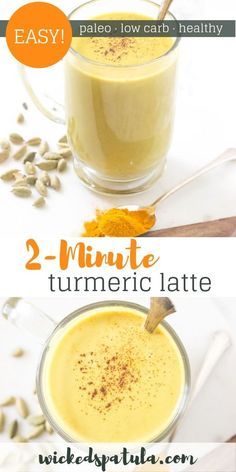 Turmeric Latte Recipe, Golden Paste, Dairy Free Pumpkin, Turmeric Recipes, Turmeric Latte, Keto Friendly Desserts, Golden Milk, Bar Recipes, Easy Paleo