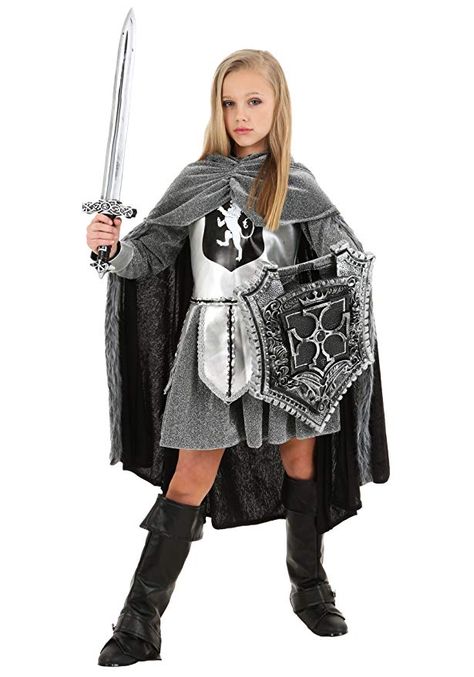 Girl's Warrior Knight Costume Small mardi gras outfit casual costume design makeup costumes kid halloween carnaval carnival st patricks day party oufit boys girls fashion outfits gift ideas fashion outfits for celebration party dress up simple buy decorations costumes for teens simple inspirations bestfriend easy creative childs children carnival birthday party theme products Independence Day Labor Day trends funny trendy outfits veterans day group cool funny fun - Knight Dress, Knight Outfit, Armor Dress, Princess Halloween Costume, Knight Costume, Fest Outfits, Diy Kostüm, Costumes For Teens, Halloween Costumes For Teens