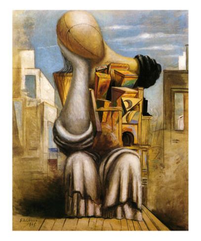 Les Jeux Terribles, c.1925 Print by Giorgio De Chirico at eu.art.com Giorgio Chirico, Modernist Painting, Wooden Mannequin, Surrealistic Art, Giorgio De Chirico, Giuseppe Arcimboldo, Metaphysical Art, Italian Artist, Traditional Paintings