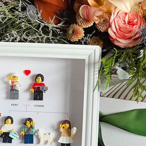 Sharon N. | Vancouver Food on Instagram: "PERSONALIZED LEGO FRAME 🫶 Looking for a heartwarming gift for your family and friends this holiday season? @jomobrickstudio makes the cutest Lego frames and everything is customizable ☺️ I wanted to make a family portrait and the team communicated well with me to build each Lego figure to my liking (eg: hair styles, outfits). Once they finished building the figures, they sent me a mockup to double check before they get framed. You can also choose a quote and get it gift wrapped! It’s such a cute and unique gift and I really like how it is so personalized 🥰 If you’re interested in customizing your own Lego frame, check out their IG account and you can order yours by sending them a DM! And if you mention my post, YOU CAN GET $5 OFF! ❤️ [gifted] ✨ Lego Frame, Lego Diy, Friends Diy, December 1, Lego Figures, Lego House, Holiday Season, Lego, Unique Gifts