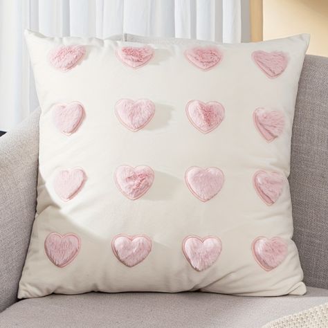 Faster shipping. Better service Bay Window Cushion, Window Cushion, Heart Pillows, Cute Cushions, Girls Pillows, Pink Throw Pillows, White Throw Pillows, Cute Room Ideas, Cozy Room Decor