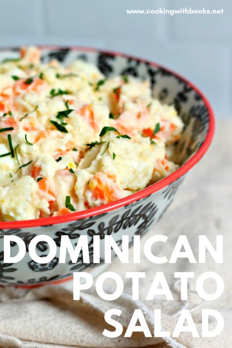 The BEST Dominican Potato Salad recipe - "Ensalada Rusa" Bahamian Potato Salad, Dominican Potato Salad With Beets, Dominican Street Food, Dominican Dinner Recipes, Dominican Salad, Dominican Soup, Potato Salad With Carrots, Spanish Salad Recipes, Dominican Potato Salad