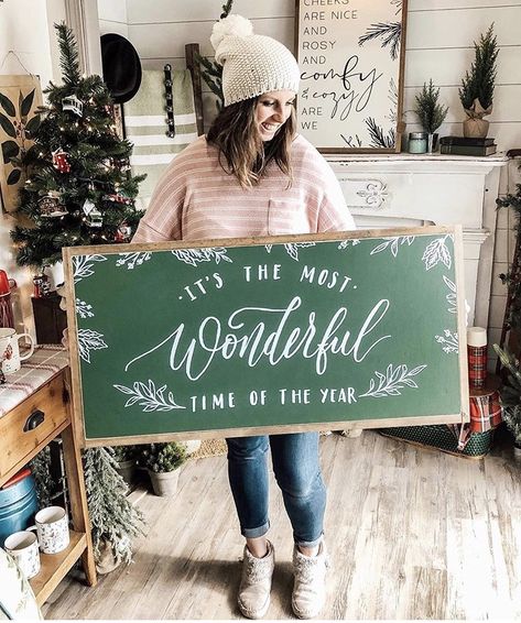 Christmas Sign For Mantle, Christmas Signs For Mantle, Cricut Christmas Sign Ideas, Wood Holiday Signs, Big Christmas Signs, Christmas Cricut Sign, Christmas Signs To Make, Farmhouse Christmas Signs Wooden, Homemade Christmas Signs