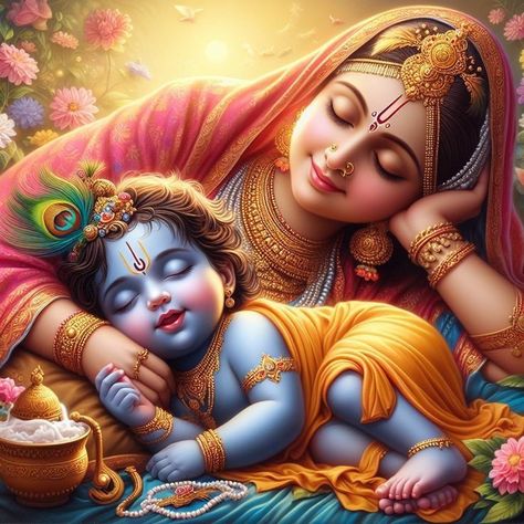 Baby Krishna With Yashoda, Yasoda Ma Krishna, Krishna Yashoda Images, Yashoda Krishna Hd Wallpaper, Maa Yashoda With Krishna, Yashoda And Krishna Baby, Bal Krishna Hd Wallpaper, Krishna Baby, Little Kanha Ji Images