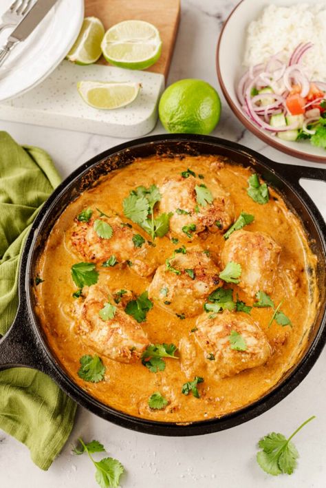 Chicken Korma | Baked Bree Vegetarian Korma, Korma Curry, Indian Chicken Curry Recipe, Chicken Korma Recipe, Korma Recipe, Chicken Korma, Slow Cooked Chicken, Drumstick Recipes, Chicken Appetizers