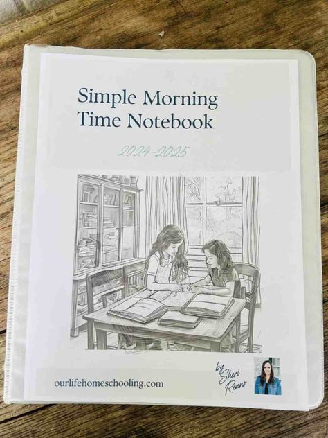 Simple Morning Time Notebook - Our Life Homeschooling Morning Time Homeschool, Notebooking Homeschool, Ambleside Online, Grammar Sentences, Math Review Game, Composer Study, Grammar Review, Homeschool Hacks, Continents And Oceans