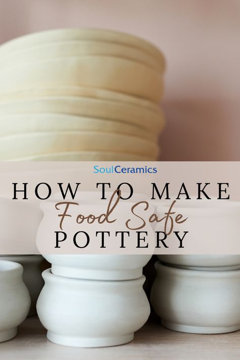 Diy Food Safe Pottery, Homemade Kiln Pottery, No Kiln Pottery, How To Start Pottery, Starting Pottery At Home, Pottery Basics For Beginners, Types Of Clay For Pottery, How To Start Pottery At Home, Best Selling Pottery Items