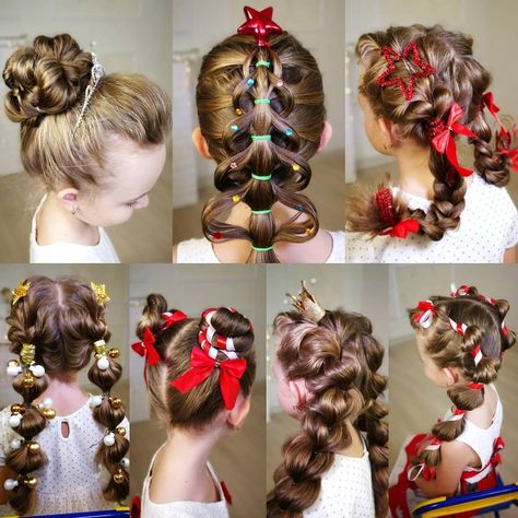 Whoville Hair, Holiday Hairstyles Easy, Candy Hair, Christmas Hairstyles, Princess Hairstyles, Holiday Hairstyles, Christmas Hair, Crazy Hair Days