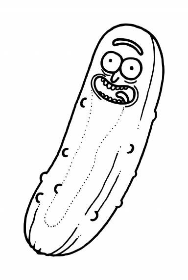 Rick And Morty Tattoo Stencil, Pickle Sketch, Rick And Morty Sketches, Rick And Morty Flash Tattoo, Pickle Rick Drawing, Pickle Rick Painting, Pickle Drawings, Rick And Morty Drawing Sketch, Rick And Morty Vector