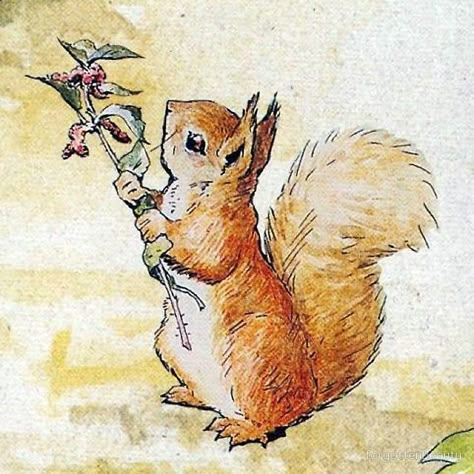 Squirrel Nutkin - Beatrix Potter Beatrix Potter Art, Miss Potter, Squirrel Nutkin, Beatrix Potter Illustrations, Beatrice Potter, Tale Of Peter Rabbit, Peter Rabbit And Friends, Squirrel Art, 동화 삽화