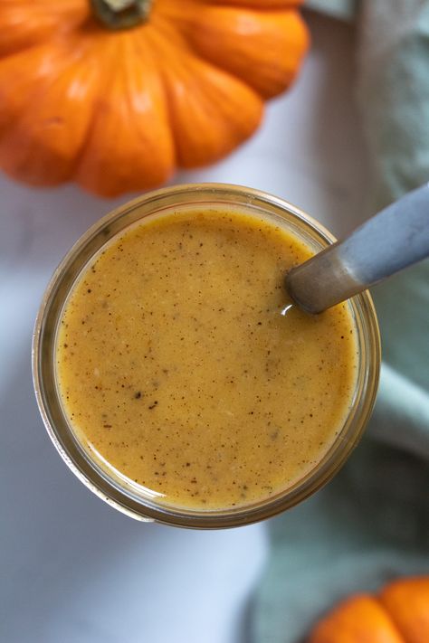 Creamy Fall Salad Dressing, Apple Cider Pumpkin Seed Dressing, Pumpkin Vinaigrette Dressing, Fall Salad Dressings, Pumpkin Salad Dressing, Pumpkin Seed Dressing, Date Salad Dressing, Fall Salad Dressing Recipes, Fall Salad Dressing