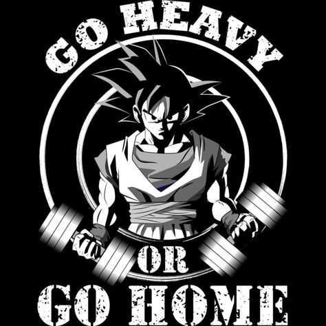 Gym T Shirt Design Men, Gym Dp, Anime Logos, Dragon Ball Tshirt Design Ideas, Graphic Print T-shirt For Gym, Gym Anime, Dragon Ball Shirt Design, Gym Logos, Frases Gym