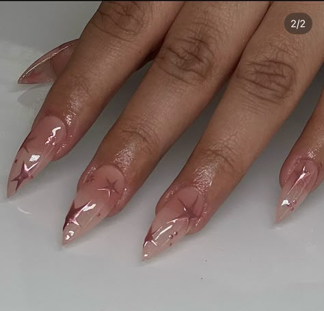 Minimal Chrome Nails, Nude Aura Nails, Silver Pink Nails, Hollywood Nails, Milky Nails, Nails Y2k, Grunge Nails, Simple Acrylic Nails, Soft Nails