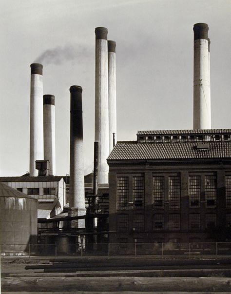 Charles Sheeler, Untitled (Electric Power Plant, New Bedf… Charles Sheeler, Bedford Massachusetts, Industrial Paintings, Industrial Architecture, San Francisco Museums, New Bedford, Industrial Photography, Best B, Industrial Art