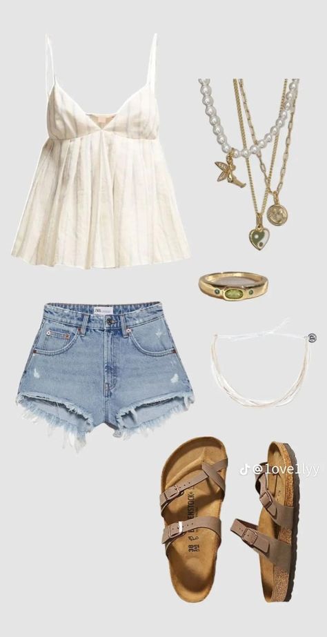 Outfit Inspired 2023, Country Club Summer Outfit, 2024 Spring Summer Outfits, Where To Get Cute Clothes Shops, Beach Living Outfits, Costal Beach Outfits, Cozumel Cruise Outfits, Cruise Ship Aesthetic Outfits, Hawian Theme Outfits