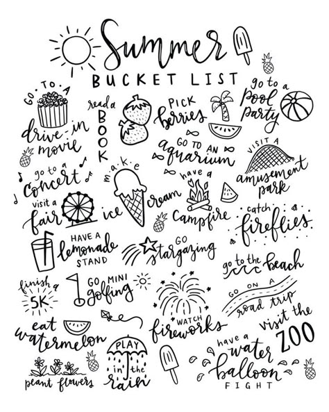 Summer Bucket List Free Printable Coloring Page that is PERFECT for kids and families to plan all of their summer bucket list ideas! Free download of the Printable Summer Bucket List available at Pineapple Paper Co. #summerbucketlist #summerideas #coloringpage #freeprintable #printablecoloringpage #summerideasforkids #kidscrafts #freedownload #coloringpages Printable Bucket List, Summer Bucket List Ideas, Ultimate Summer Bucket List, Bucket List Ideas, Colouring Printables, Summer Fun List, Summer Bucket List, Budget Planer, List Ideas