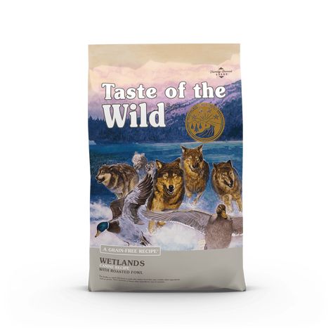 Wetlands® Canine Recipe with Roasted Fowl | Taste of the Wild® Roasted Quail, Crate Training Puppy, Grain Free Diet, Grain Free Dog Food, Training Puppy, Wild Dog, Chicory Root, Dog Foods, Purina Pro Plan