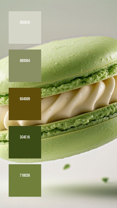 Colors:
D5D6C8 ° 8B9064 ° 604D09 ° 3C4C16 ° 71803B Matcha Color Palette, Candy Brands Logo, Vivid Color Palette, Web Movie, Disney Minimalist, French Pastry, Color Pallete, Palette Art, Brand Color Palette