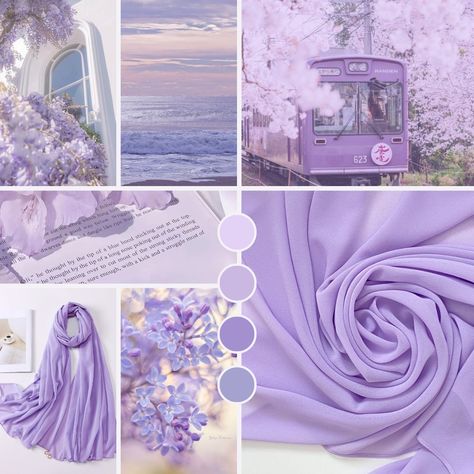 Lilac, photography, scarf, train, flowers, sea Lilac And White Color Palette, Lavender Pallete, Lilac Mood Board, Lavender Mood Board, Lavender Moodboard, Lilac Colour Palette, Purple Mood Board, Lilac Color Palette, Purple Planet