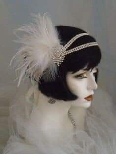 Gatsby Party Outfit, Gatsby Outfit, Great Gatsby Headpiece, Gatsby Accessories, Flapper Hair, 1920s Headband, Gatsby Headpiece, Flapper Headpiece, Gatsby Headband