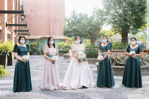 Elegant Filipiniana Wedding | Philippines Wedding Blog Filipiniana Wedding Dress, Filipiniana Wedding Theme, Filipiniana Wedding, Champagne Gown, Filipiniana Dress, Wedding Vendor, Groomsmen Attire, Nailed It, Fairytale Wedding