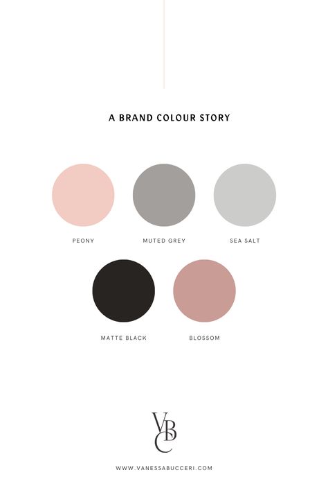 Shades of white symbolize simplicity and new beginnings like a clean slate or fresh start - the color of cleanliness and peace. Pink has qualities of compassion and understanding in brand design. It's a soothing and caring colour filled with optimism for a bubbly brand personality. Light grey is graceful and sophisticated. Used in a brand colour palette, it feels bold, crisp, and modern. Light Pink Palette Colour Schemes, Pink Grey Beige Color Palette, Pink And White Interior Design, White And Grey Colour Palette, Black White Grey Pink Bedroom Color Palettes, Color Palette That Goes With Grey, White And Grey Palette, Pink And Grey Palette, Grey Pink Palette