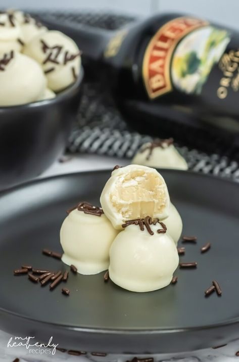 Bailey's Irish Cream Truffles Recipe - My Heavenly Recipes